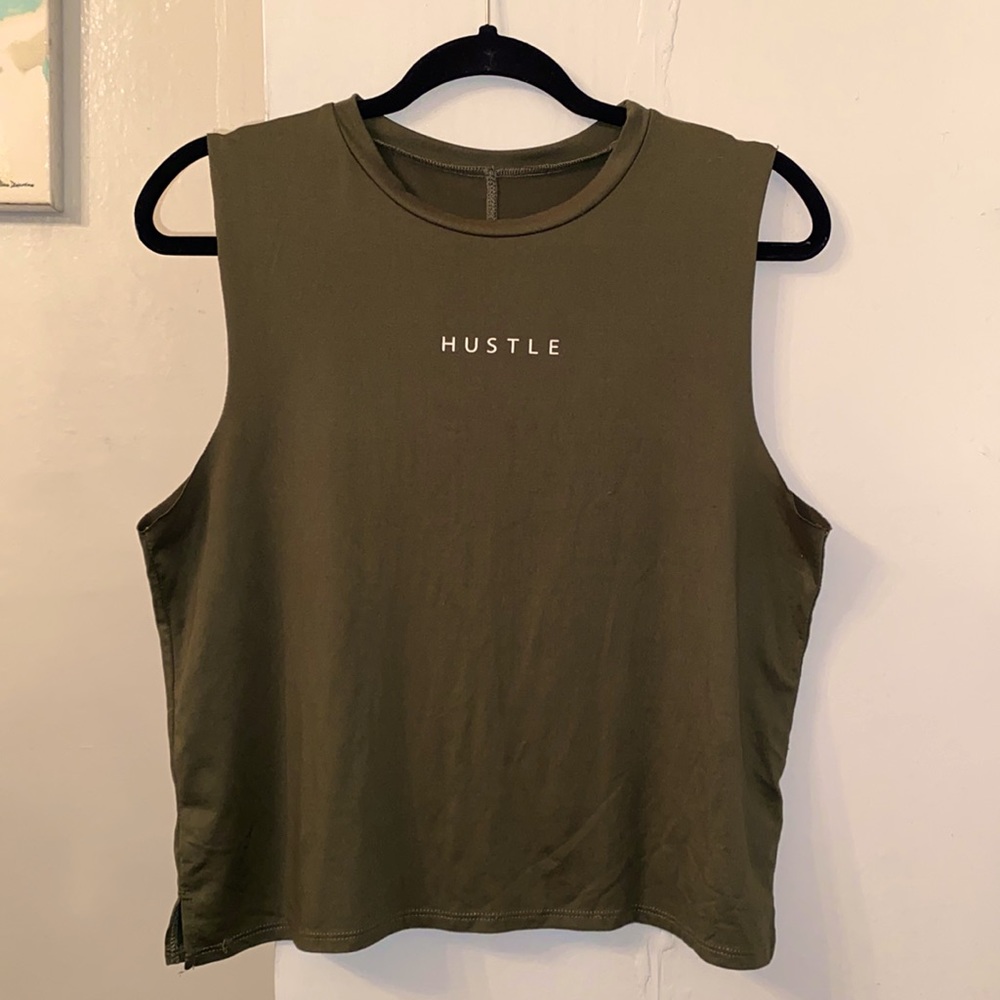 Green sports top